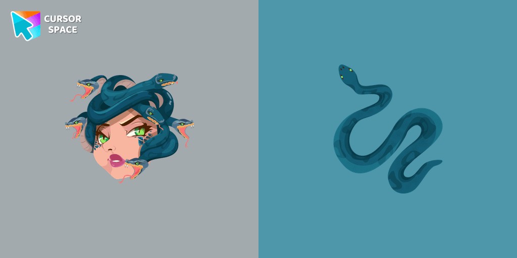 Gorgon Medusa cursor cursor pack